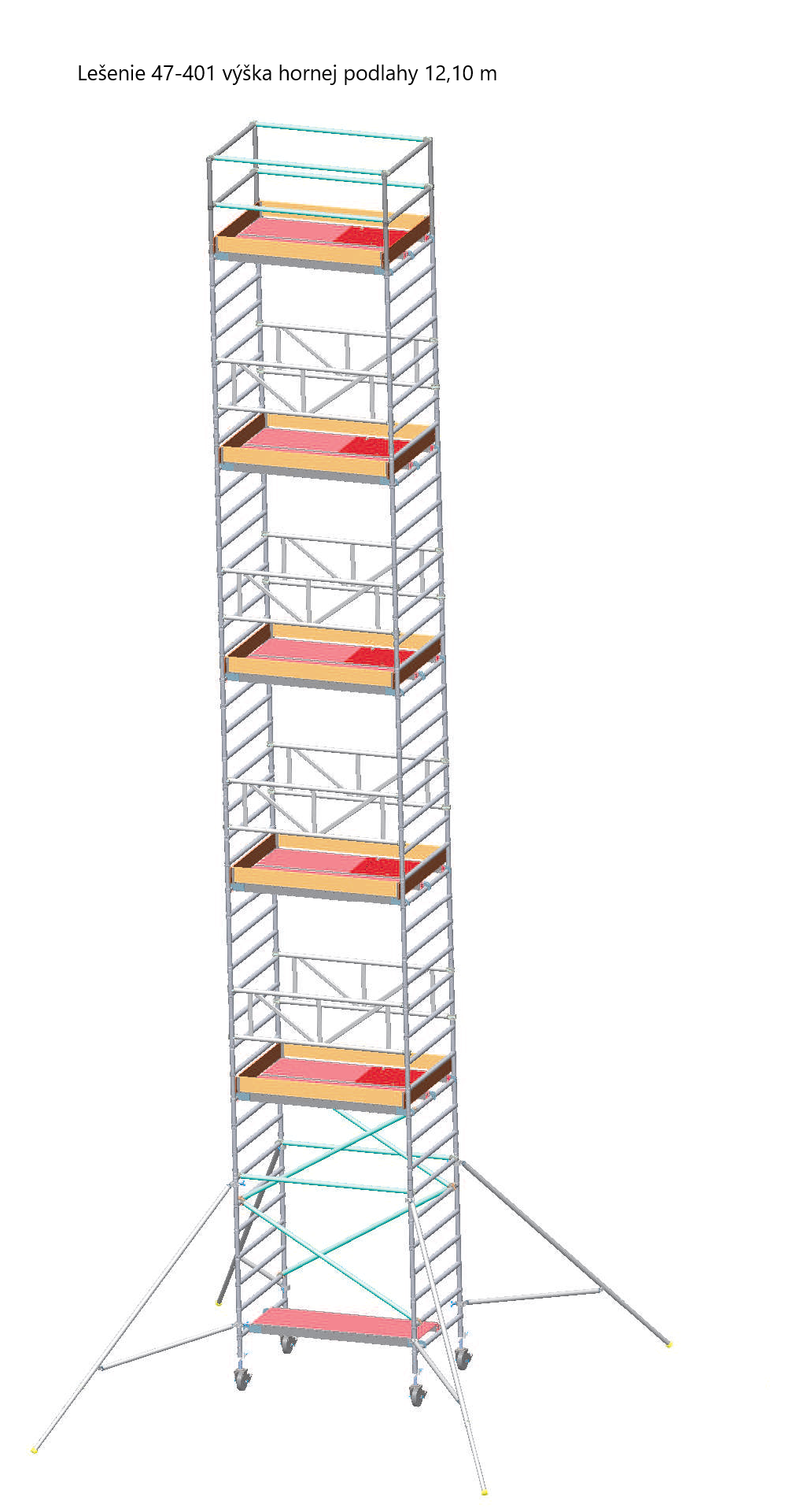 lešenie 47-401 v-12,1m