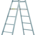 dvojitý rebrík štafle