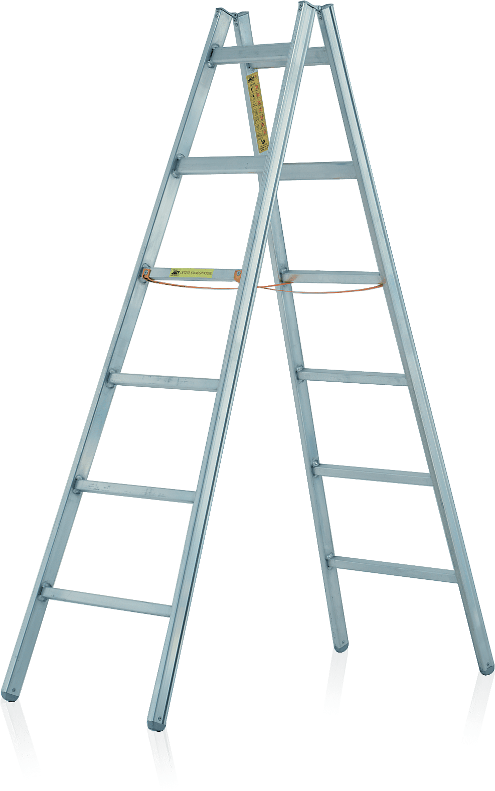dvojitý rebrík štafle