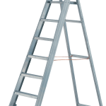 plošinkový profesionály priemyslený rebrík hliníkový