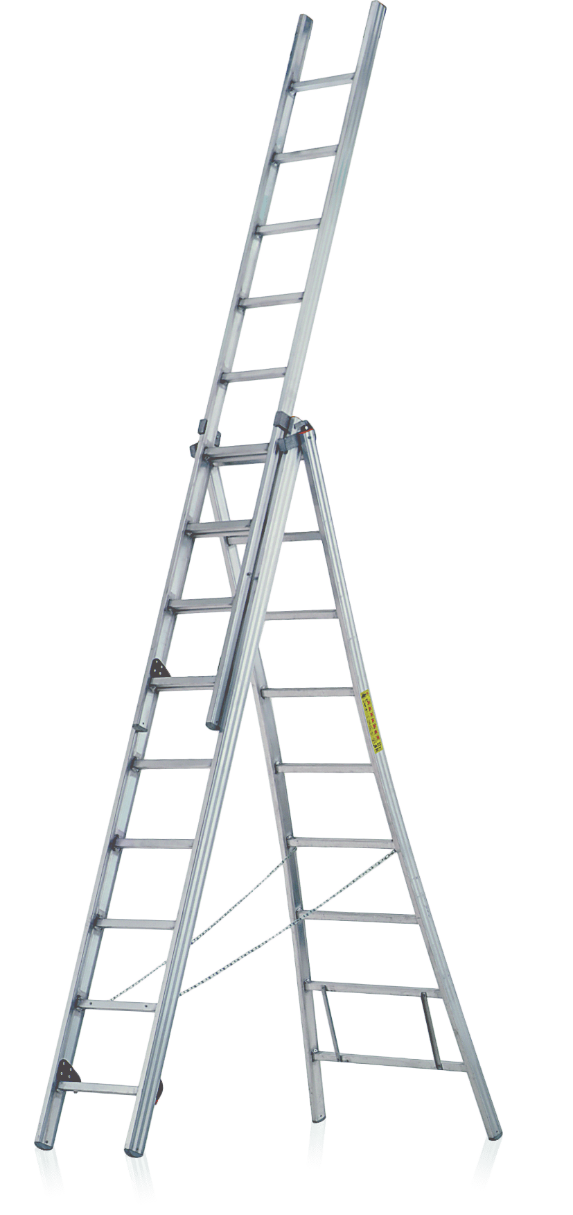 Viacúčelový trojdielny rebrík R-500 – prenájom