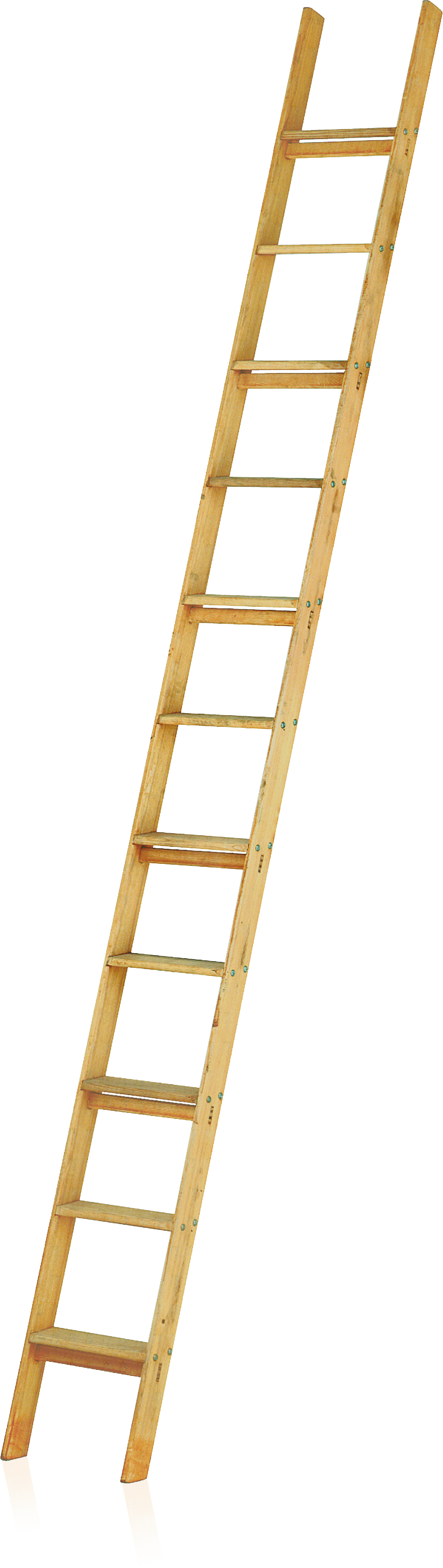 drevený príložný rebrík rovný